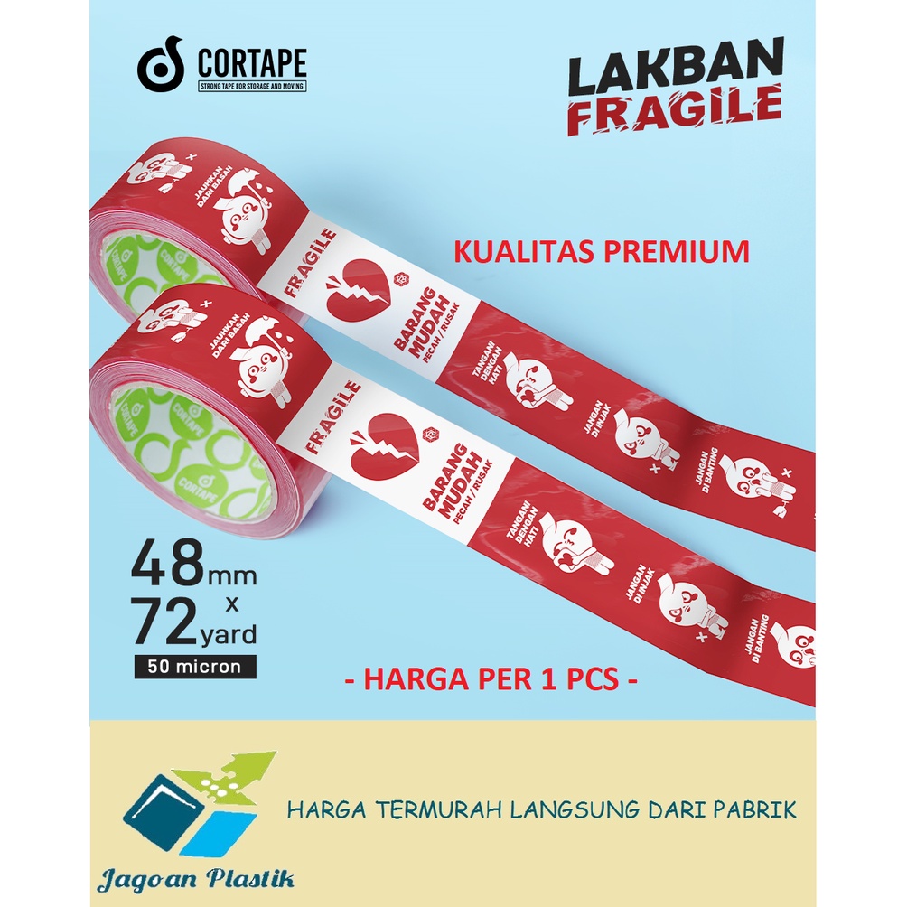 LAKBAN FRAGILE LUCU 48 MM x 72 Y