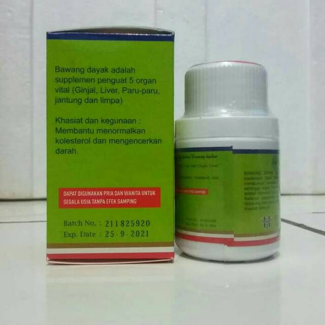 Kapsul Bawang  Dayak, Original - Herbal Kolesterol Asam urat dll