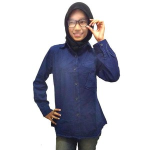 Blus | Blouse Denim Jean Nurul - Motif 3