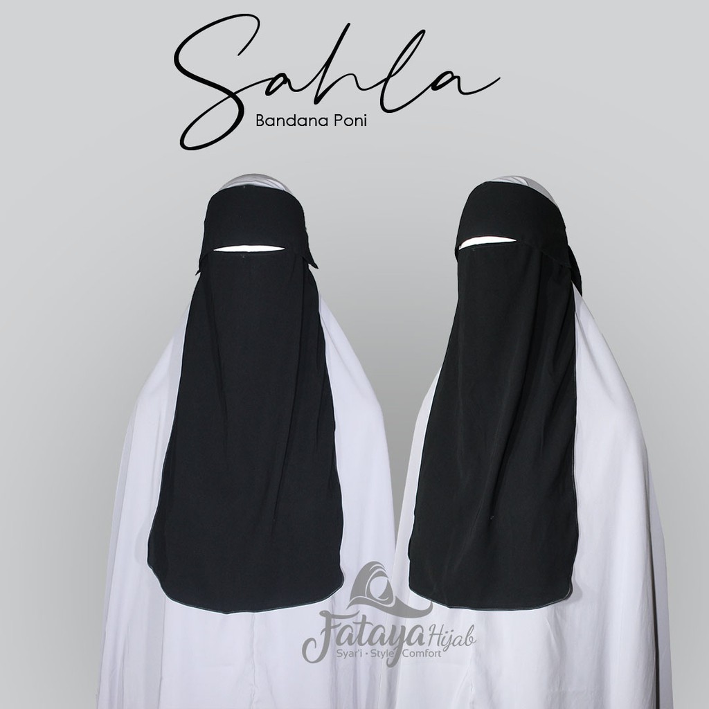 FATAYAHIJAB Cadar Bandana Poni Sahla  wolfis Fataya Hijab