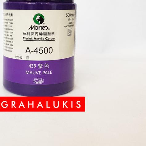 

ⅎ Maries Acrylic Paint 500ml / Cat Maries Akrilik 500ml - Mauve Pale ◌