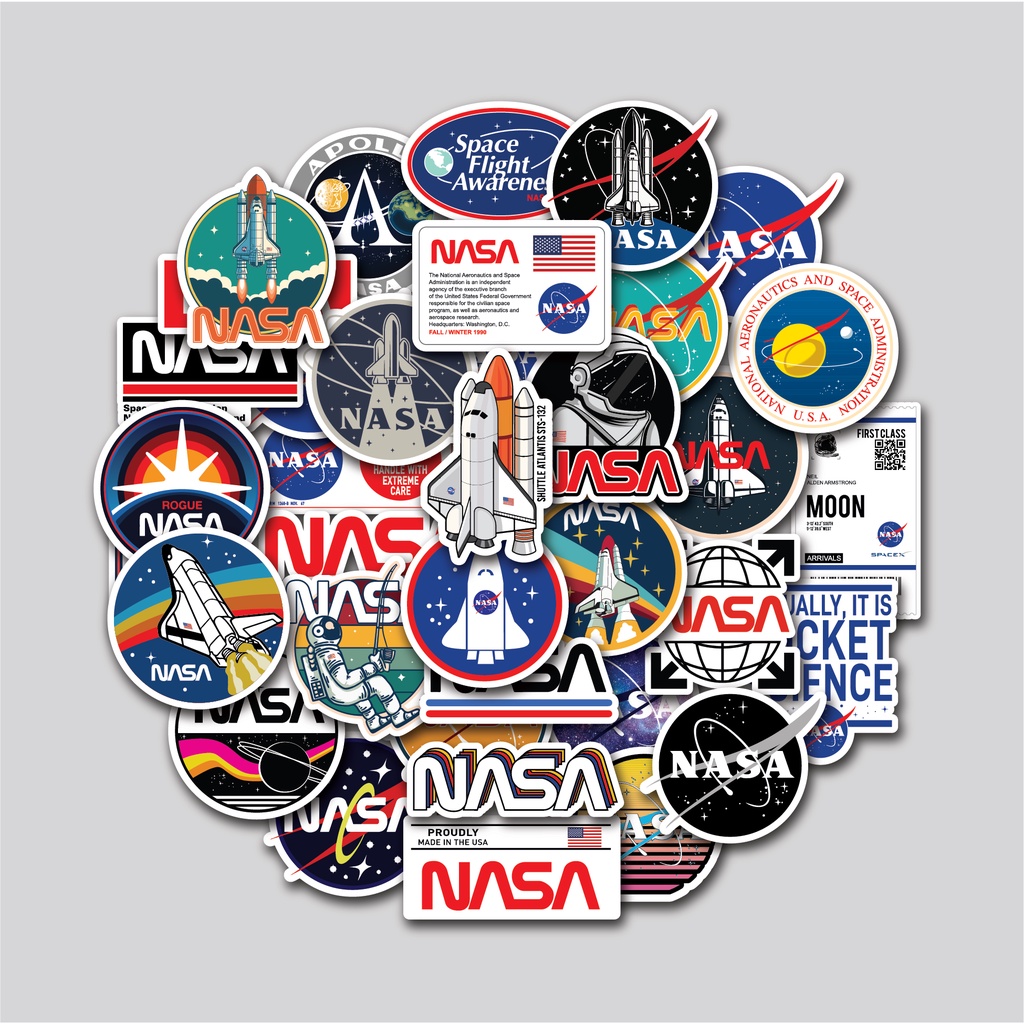 

STICKER PACK NASA | STICKER TUMBLR | STIKER LAPTOP KOPER HELM
