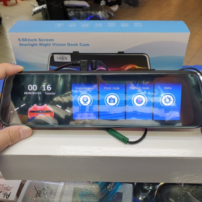 Smart Car DVR Dash Cam Spion Mobil Full HD Night Vision