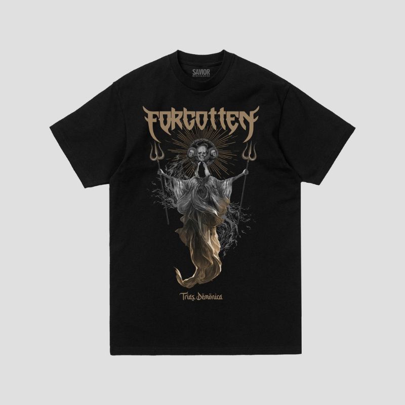 Tees Forgotten / Kaos Band Death Metal Original Merchandise / Baju Forgotten Original