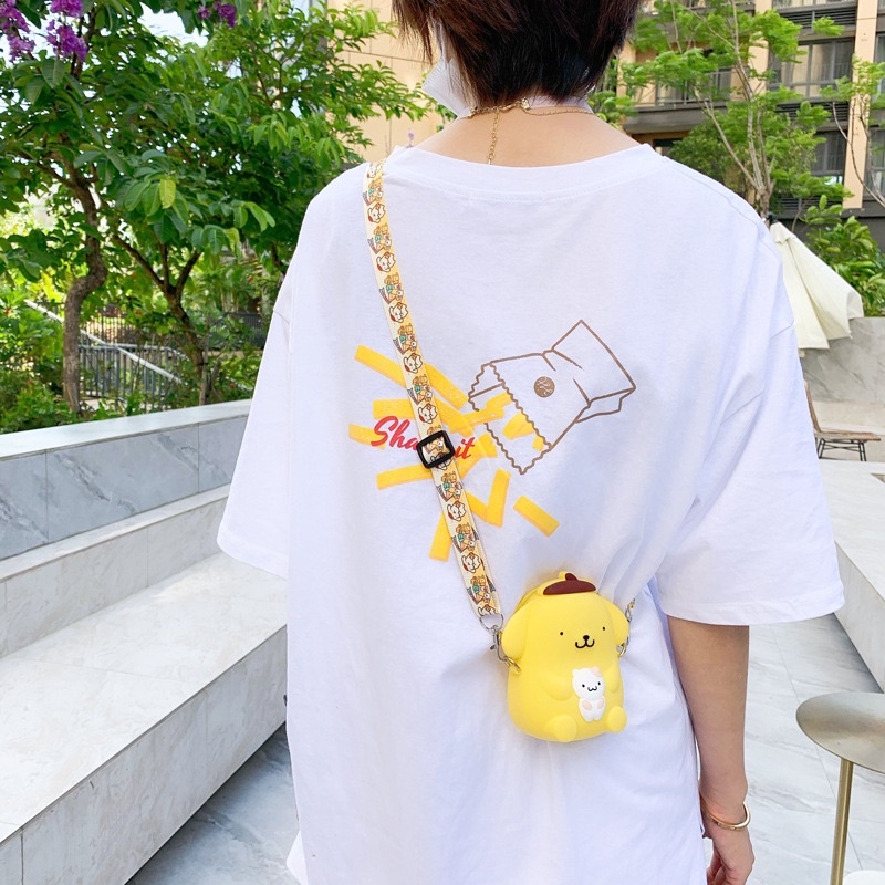 Tas Silicone Cute Little Bag for Kids Sling Bag [INDLUCE TALI] [Tas Selempang Silikon Lucu]