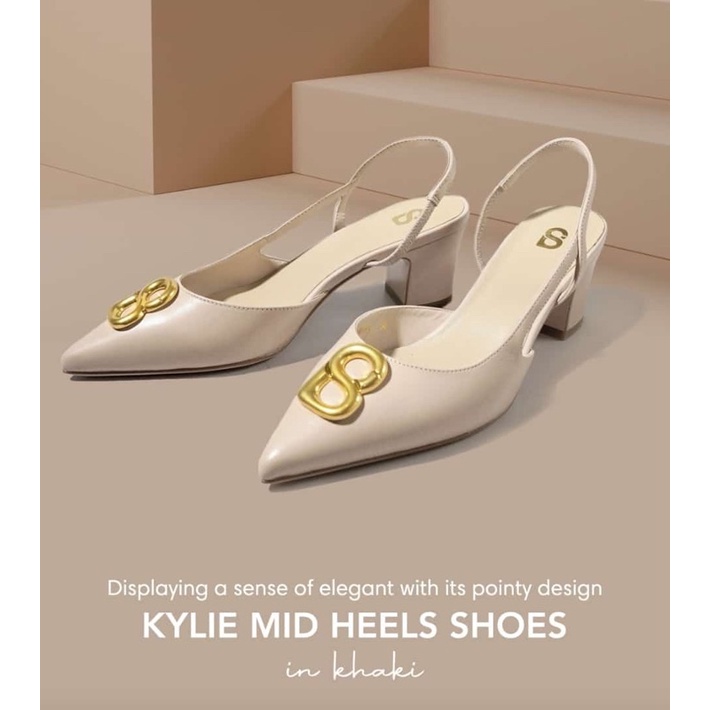 Kylie Mid Heels Shoes Buttonscarves