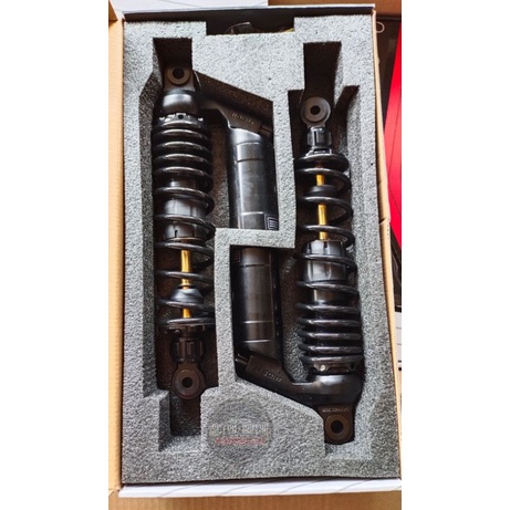 Shockbreaker Belakang Tabung Ride It GP 320 MM Hitam CB RX King Verza Megapro Gl Pro GL 100