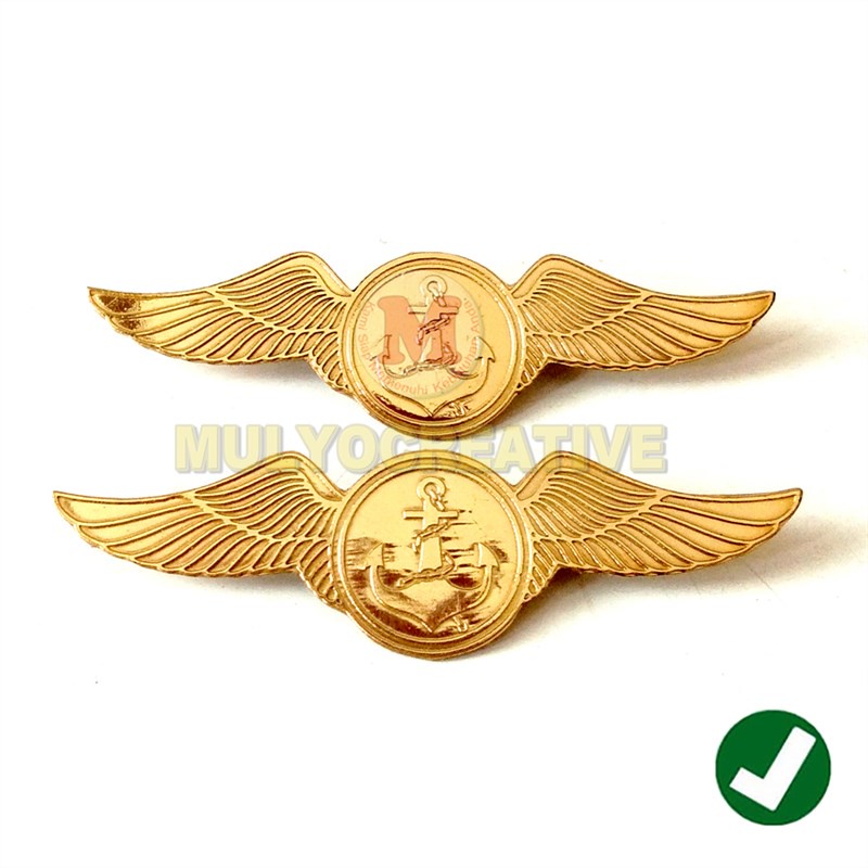 Wing Pelayaran Logo Jangkar - Wing Atribut Sekolah Pelayaran