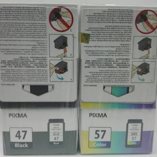 1 Set Tinta Canon PG-47 &amp; CL-57 Original