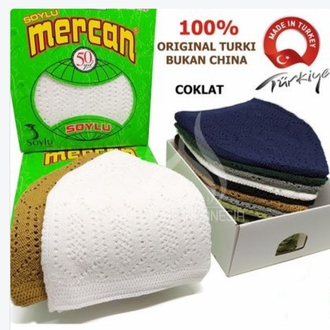 peci haji mercan cocok buat oleh oleh / souvenir