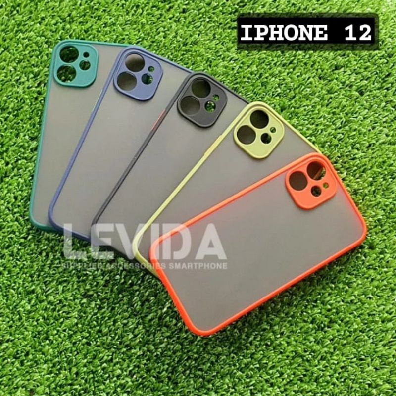 iPhone 12 iPhone 12 Pro iPhone 12 Mini iPhone 12 Pro Max Case Mychoice Dove Matte Transparan slim fu