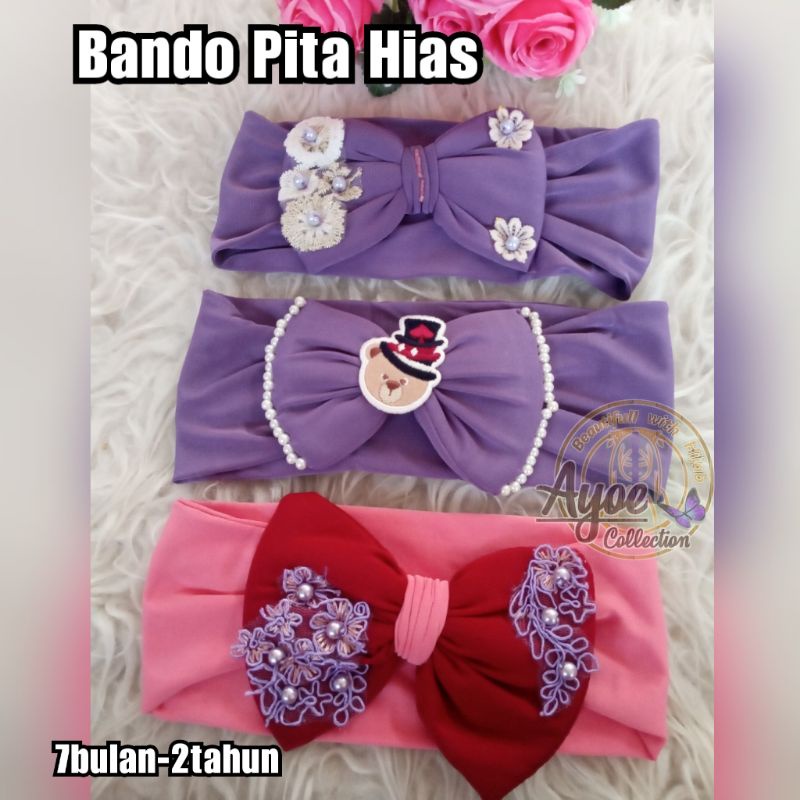 Bando Pita Hias /Bando bayi pita / bando bayi murah