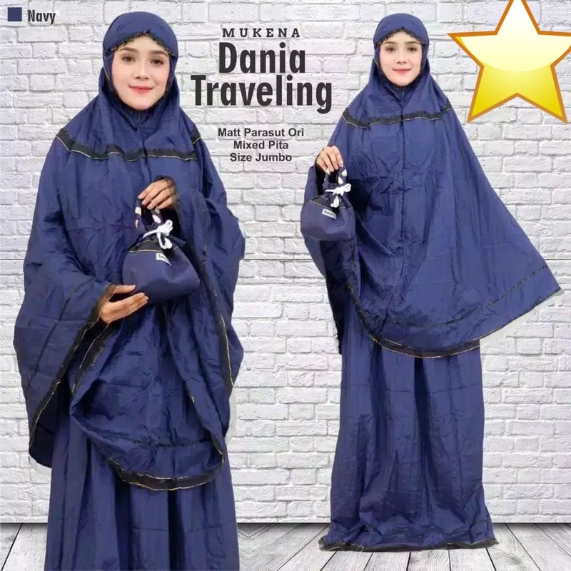 MUKENA PARASUT SUPER LOUFIE ORIGINAL TRAVELING DEWASA JUMBO/ MUKENA LOUFIE JUMBO TERMURAH  HIGHT