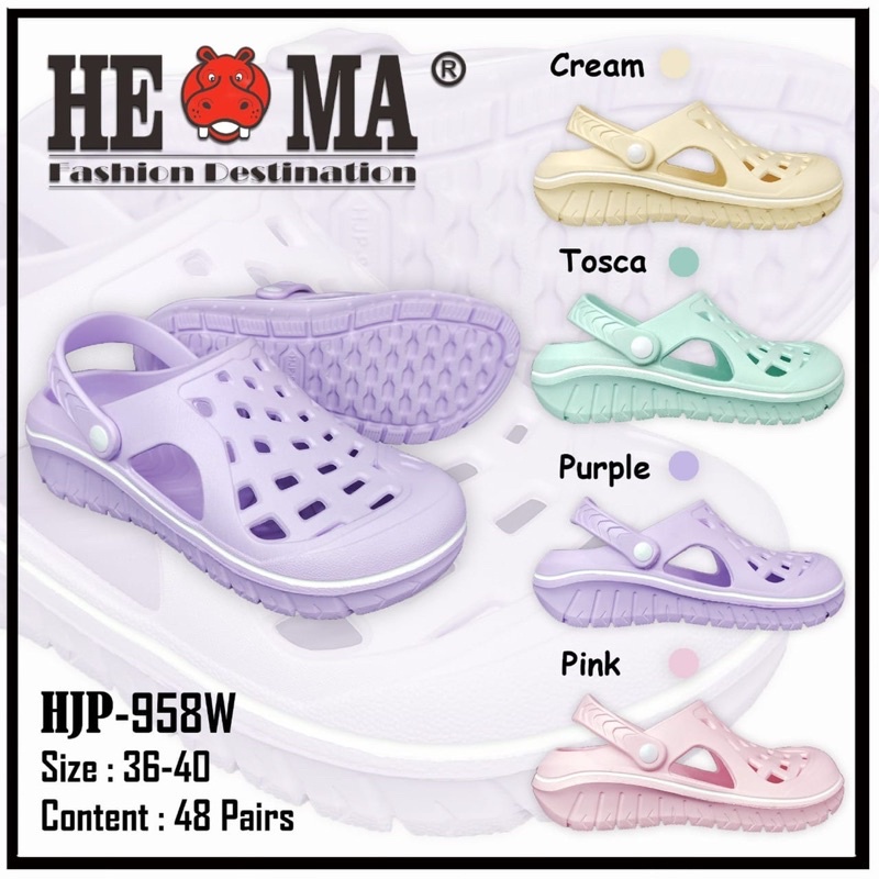 PROMO SANDAL KODOK HEMA 958W PEREMPUAN ANTI SLIP FC PROMO