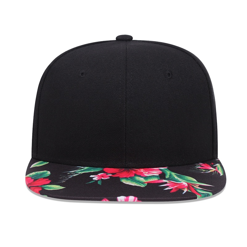 Topi Snapback Motif Print Tulang Bahan Katun Gaya Korea Untuk Pria Dan Wanita