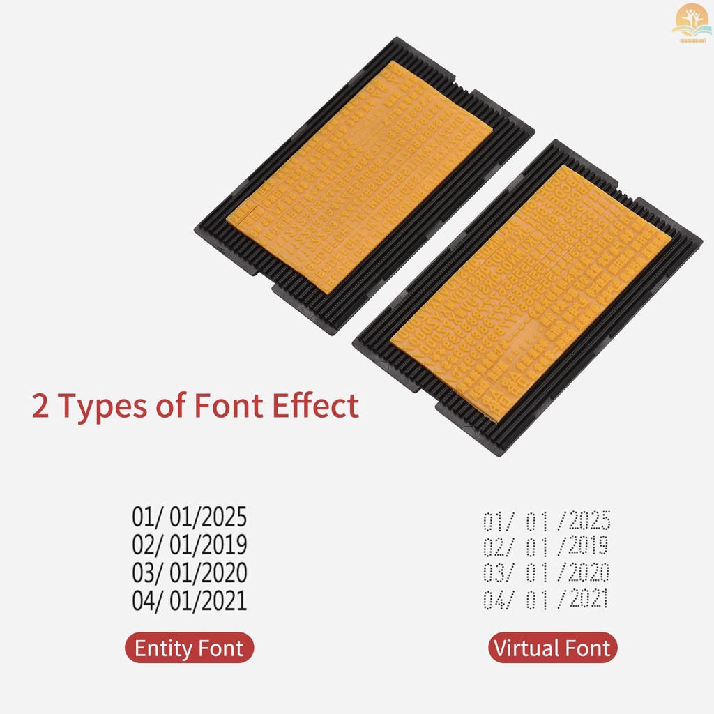 Portable Handheld Coding Machine Manual Date Stamp Printer Ink Date Printing for Food Plastic Bag Bottle Metal Cans Paper Production Expiry Date Print