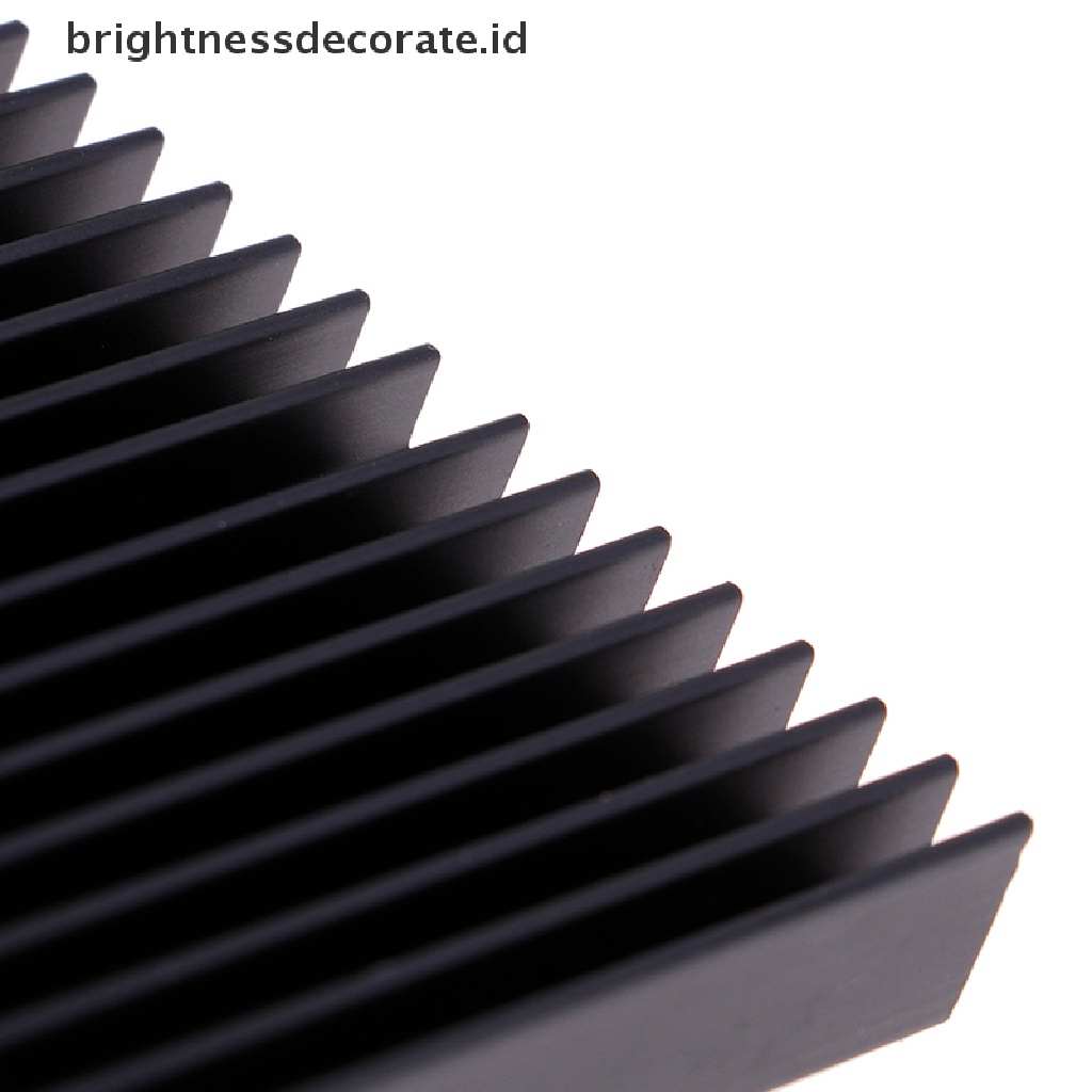 1 Pc Chip Motherboard Heatsink Radiator Bahan Aluminum Warna Hitam Ukuran 60x60 X 10mm