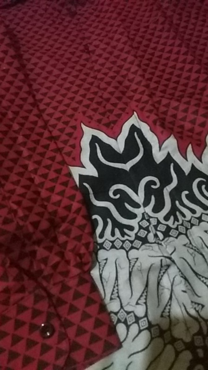 Batik Couple - Batik Couple Keluarga Busui Sania Ruffle Ori Ndoro Jowi Mowo  Maroon Batik Pekalongan