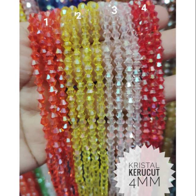 Kristal kerucut 4mm spesial