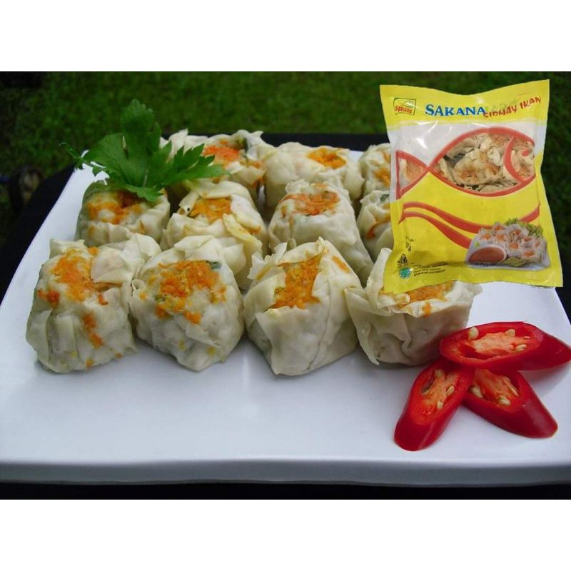 Jual Siomay Ikan Sakana 500gr Halal Mui Siomay Dimsum Sakana Isi 18