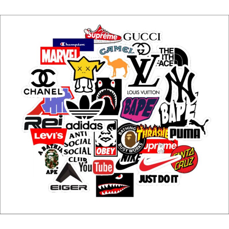 

Stiker sticker pack isi 30 Graftac distro Brand Aesthetic grafiti Tumblr sticker PAKET