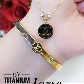 TiTanium set gelang kalung W06