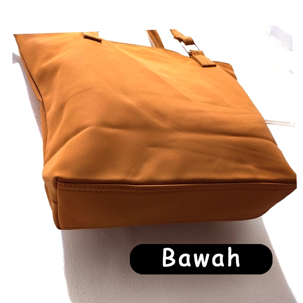 Tote bag wanita totebag cewek tas tote Polos kulit sintetis murah totbag Trend terbaru