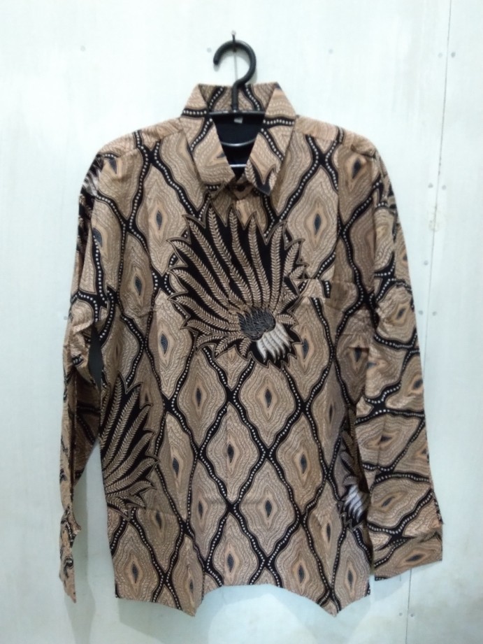Pari Seiket Kemeja Batik Pria Lengan Panjang Batik Pria Lengan Panjang Kemeja Batik Pria By Florist