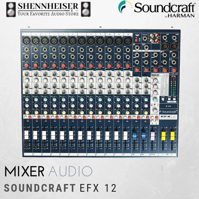 Promo Mixer Audio Murah Soundcraft EFX 12 Best Quality