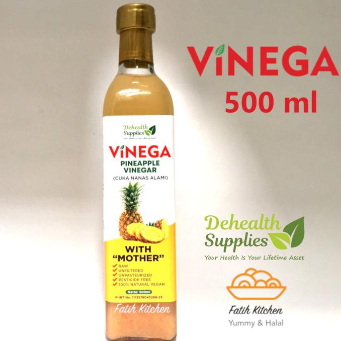 

Promo Awal tahun Vinega Cuka Apel / Nanas / Lemon 500 ml (Botol Kaca) Dehealth Supplies - Vinega