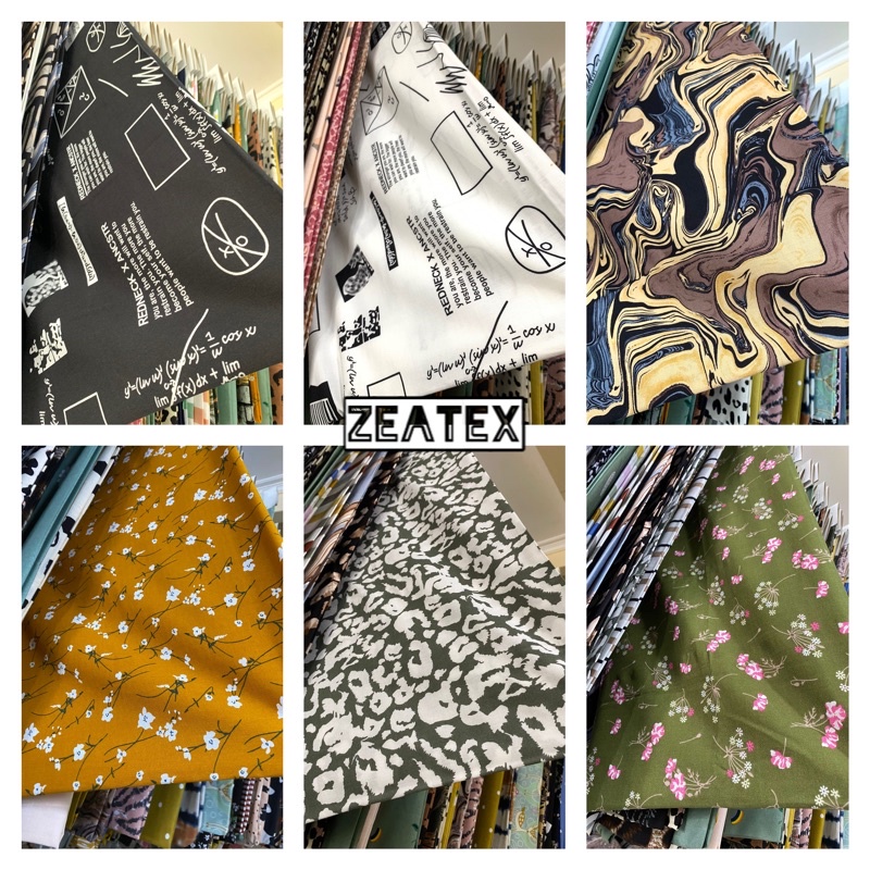 PROMO KAIN KATUN RAYON VISCOSE PREMIUM - GRADE A SUPER LEMBUT