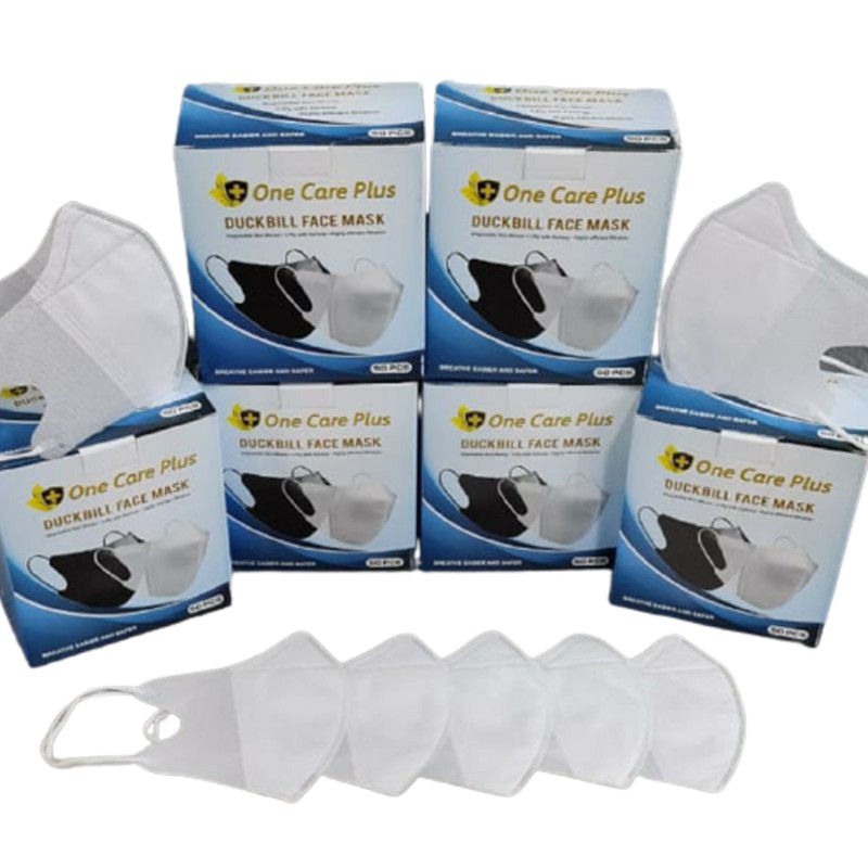 Masker Duckbill isi 50 One Care Plus Masker Earloop Disposable Mask Masker Mulut Masker Kesehatan