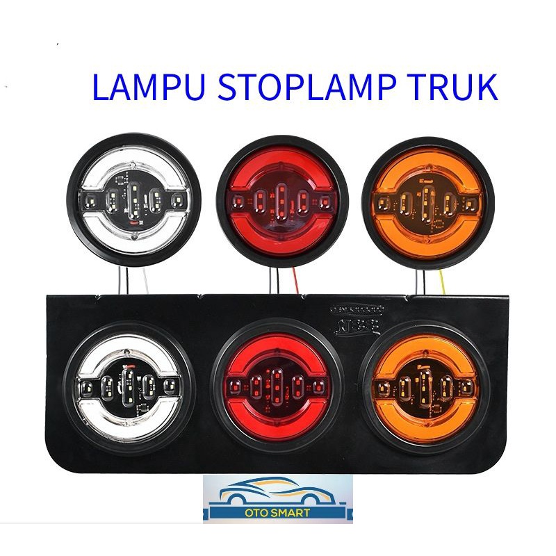 (Harga 1Pasang)Lampu Stoplamp Truk Truck 24Volt 45X17CM