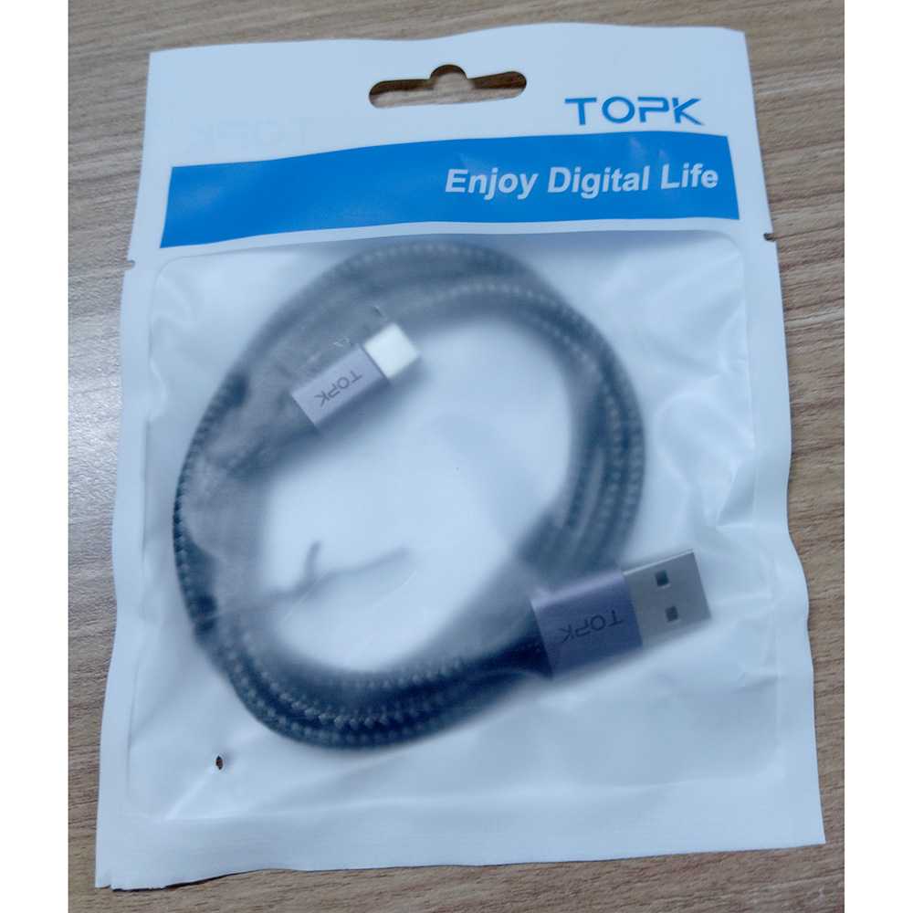 IDN TECH - TOPK Kabel Charger Fast Charging 3A 1 Meter - AN10