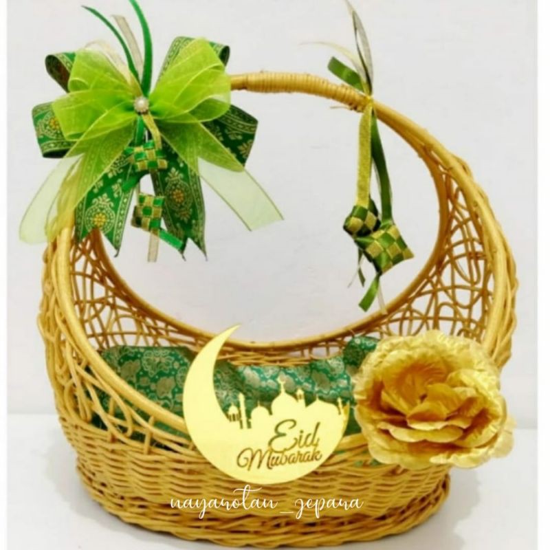 keranjang rotan / keranjang lebaran / parcel lebaran /hampers lebaran