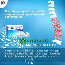 Vitayang Marine Calcium KK Indonesia Kalsium Harian Mencegah Osteoporosis Memperkuat Tulang dan Gigi