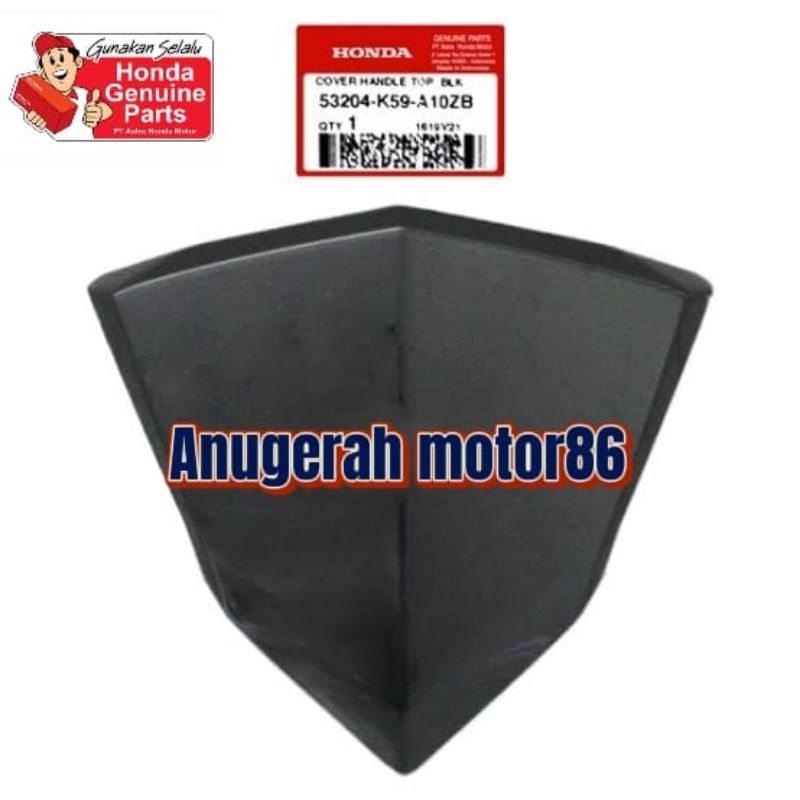 53204-K59-A10ZB Visor cover atas batok depan vario 125 150 led tahun 2015-2017 ori Honda AHM