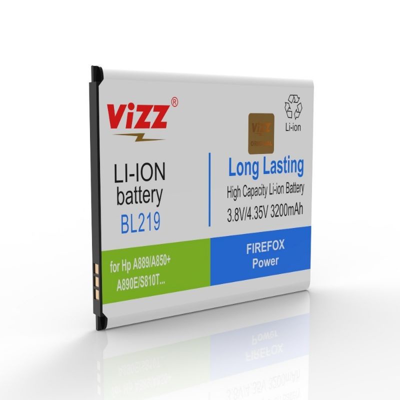 Baterai Vizz Lenovo BL219/A889/A850+