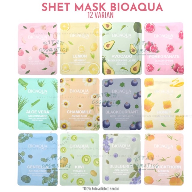 ✨Up Your Look✨ BIOAQUA Sheetmask essence Sheet mask masker BPOM