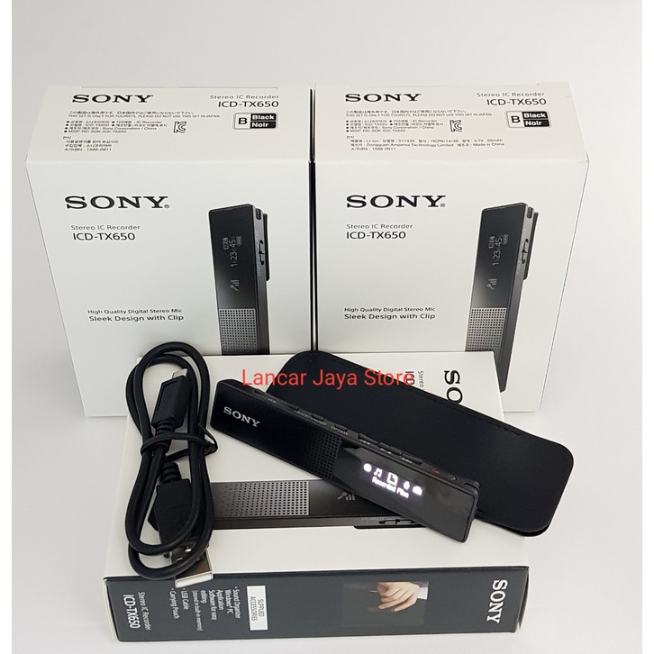 Digital Voice Recorder Sony ICD-TX660 Original