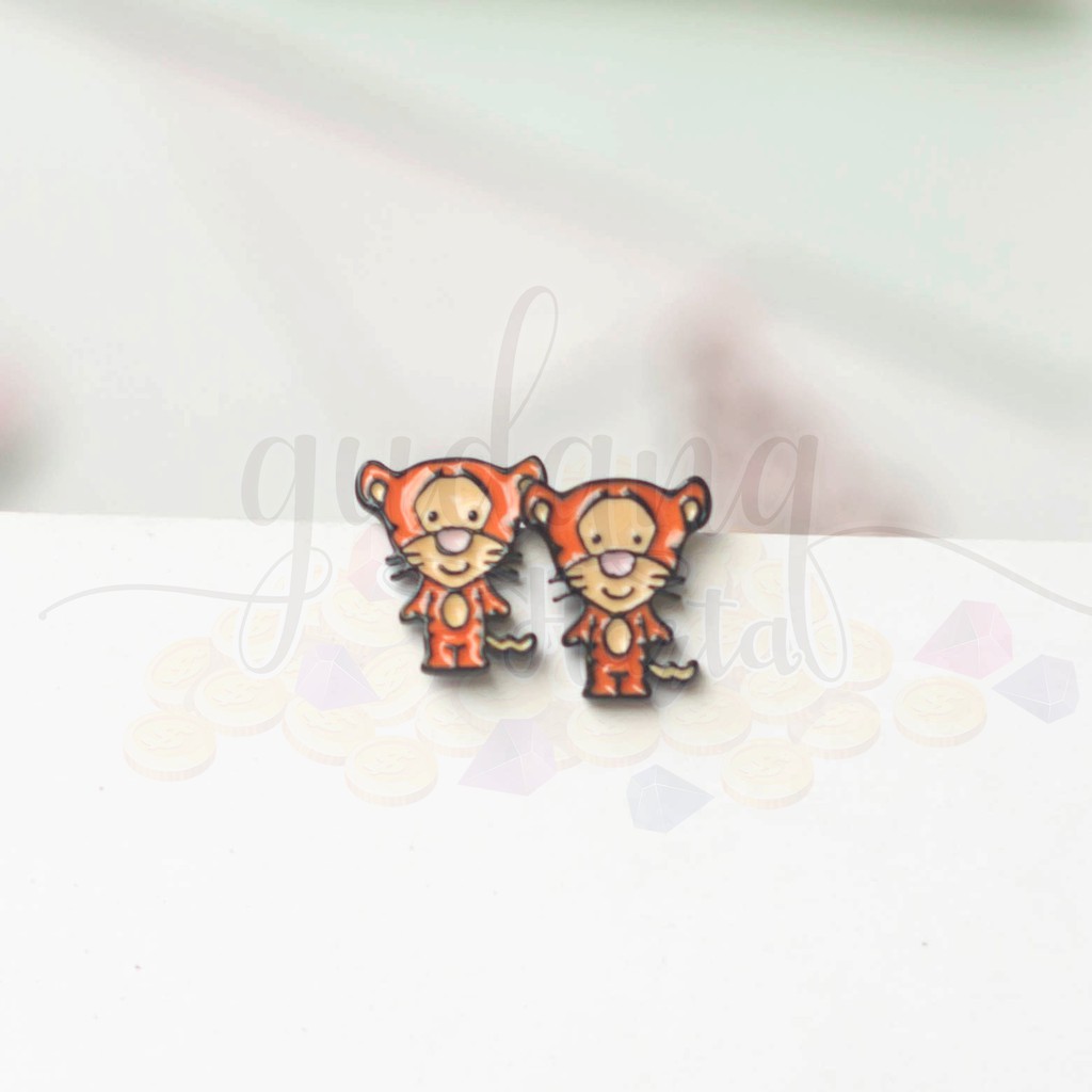 Anting Stud Tiger Tigger Lucu GH 203421