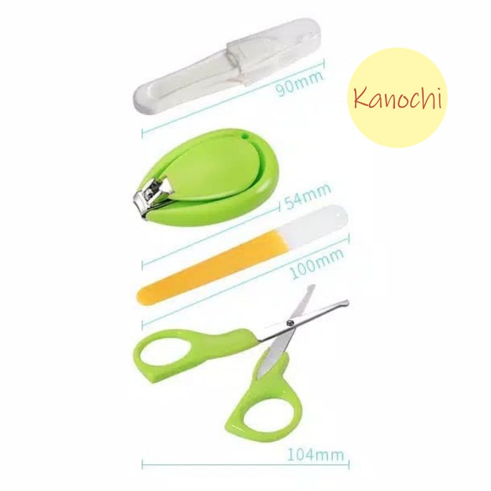 Gunting Kuku Bayi set 4 Manicure Set Bayi Gunting Kuku Bayi