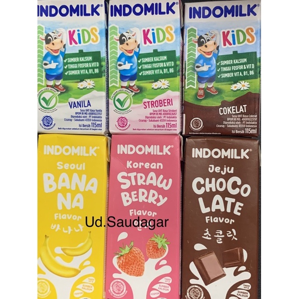 

Susu UHT Indomilk Kids 115ml / 180ml