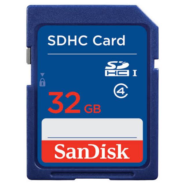 SD Card 32GB SanDisk Class 4 - Garansi Resmi 5 Tahun