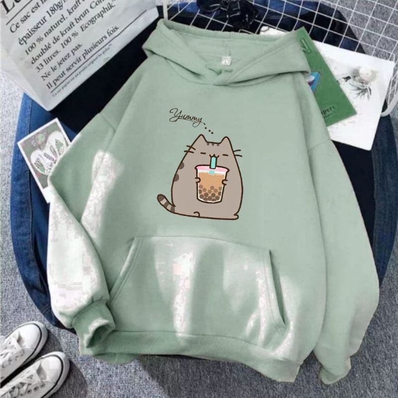 ALIEN PROJECT Sweater Cewek Wanita Series Premium Hoodie bahan fleece oversize