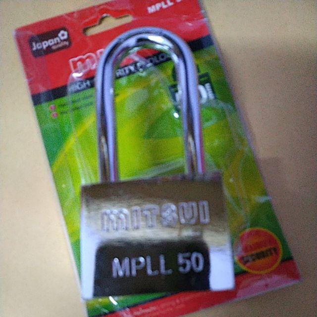 Mitsui Gembok Baja Size Panjang Mpll 50mm - Silver