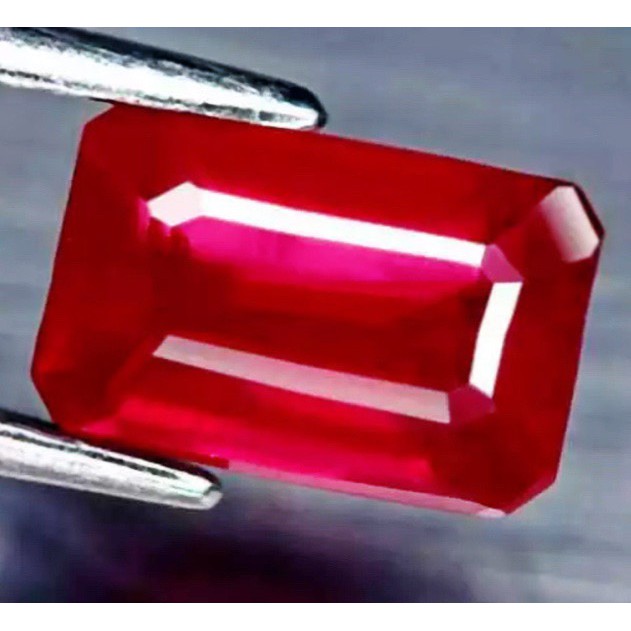 Natural ruby pigeon red good luster burma mozambique mini permata asli