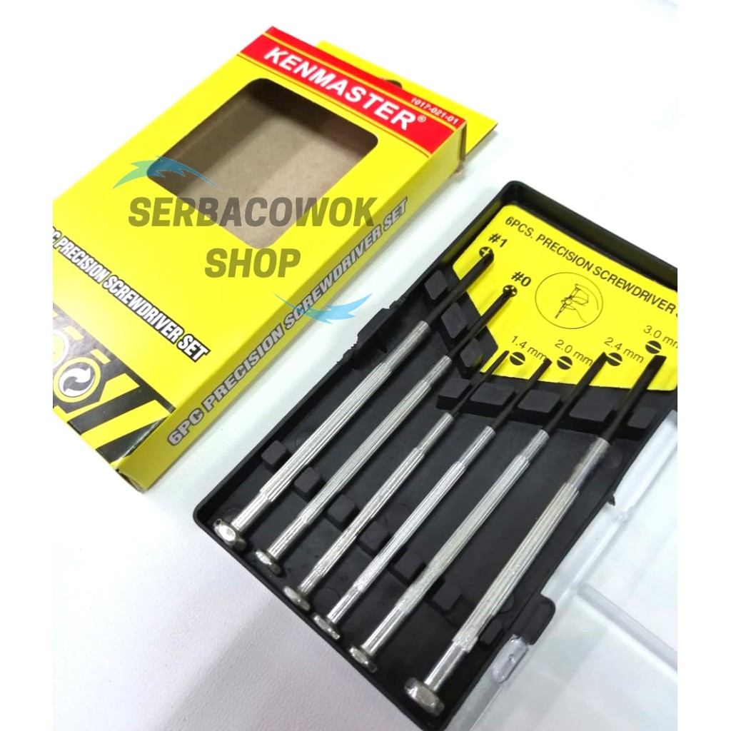 Kenmaster Obeng Jam 6 Pcs Precision Screwdriver Set Termurah Berkualitas