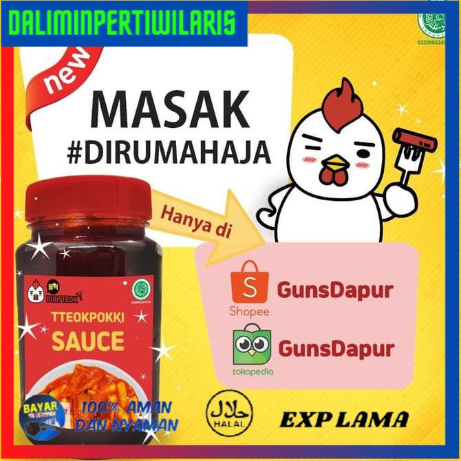 

[[BISA COD]] BULTTEOK SAUS TTEOKPOKKI 400gr Gunsdapur (HALAL) TERBAIK Kode 306