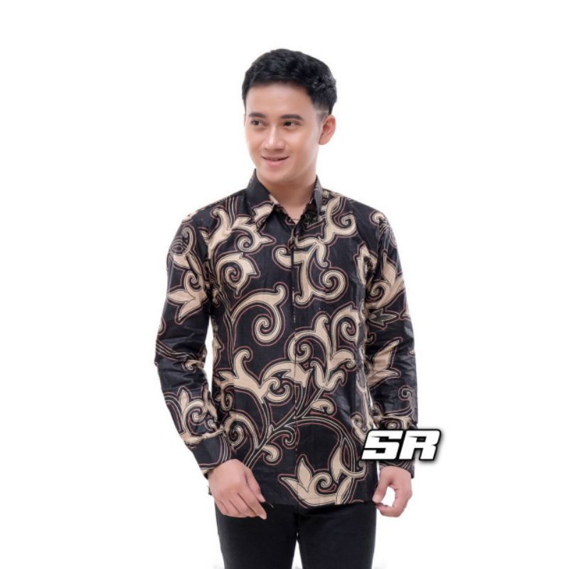 BATIK AZMIL M L XL XXL KEMEJA BATIK PEKALONGAN